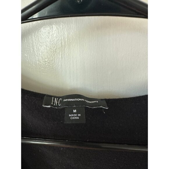 INC Women’s size Medium Black blouse - Picture 5 of 7